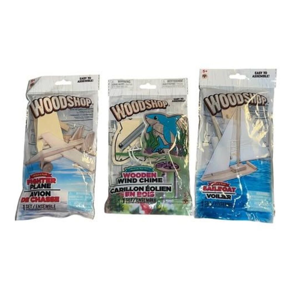 Wood shop for kids 3 packs for $10